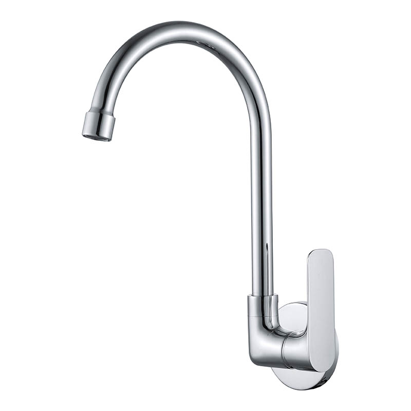 Wall Mounted Swan Neck Basin Faucet