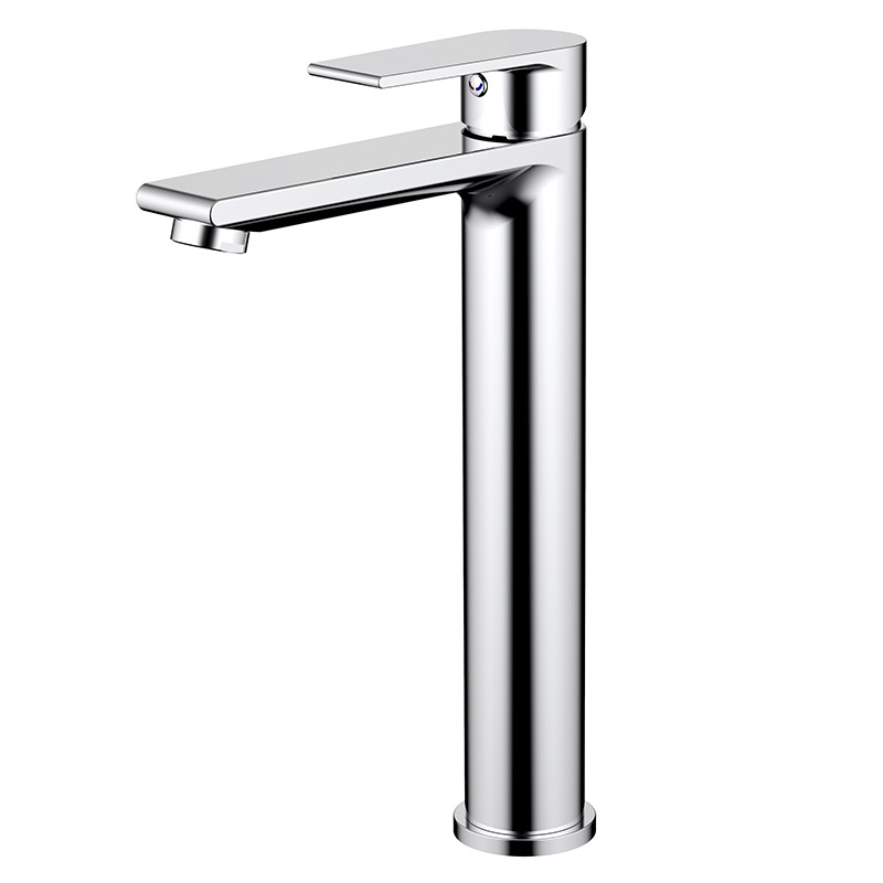 Polished Chrome Vessel Bathroom Tall Faucet