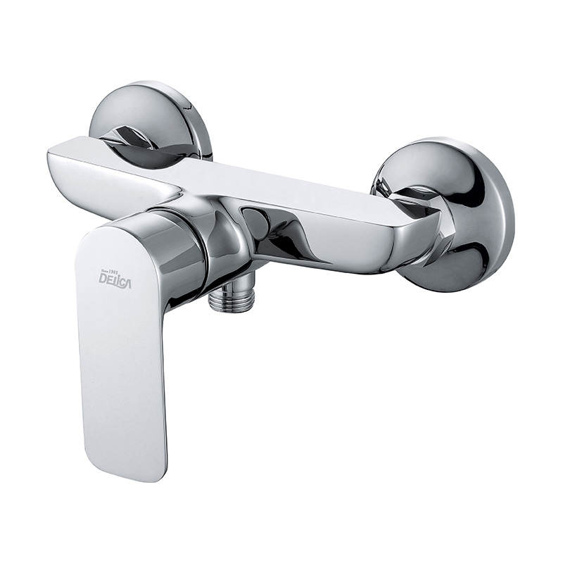 Wall Mounted Zinc Alloy Bathroom Single-Lever Shower Mixer Tap