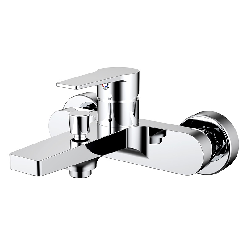 Dual Outlet Water Faucet Bath Shower Mixer