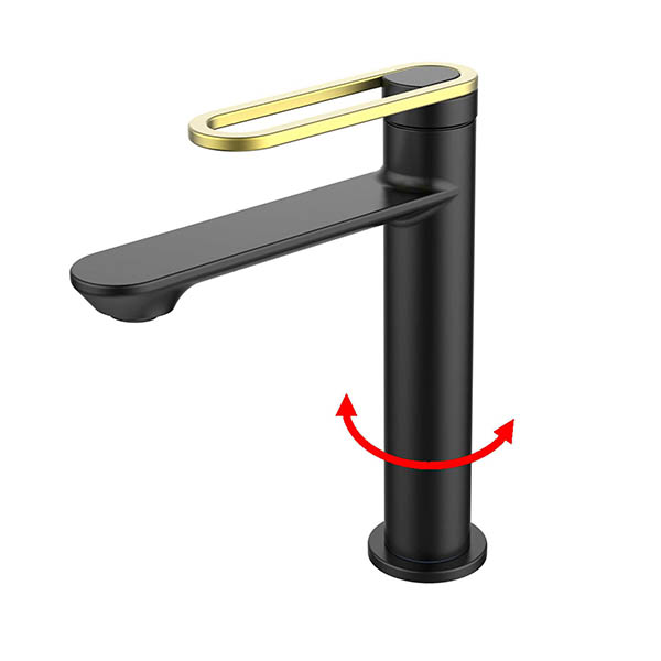 Single Hollow Out Handle Bathroom Vessel Faucet